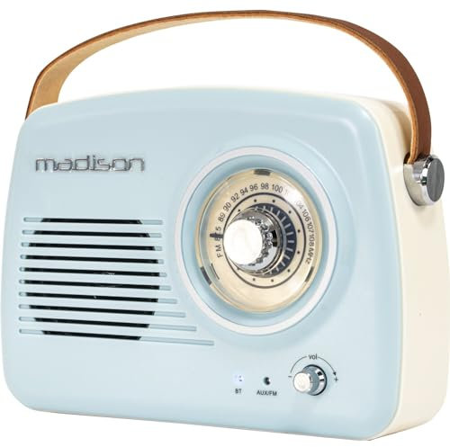 Madison - Radio Vintage Autonome Bluetooth - FM FREESOUND-VR30 30W