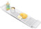 YORKING Bath Rack Trays Adjustable Bathtub Caddy Tray Bathroom Rack Shelf Retractable Bathroom Accessories Board Bathroom Trays for Place Candles Wine Glass Book Phone Pad Holder (White)