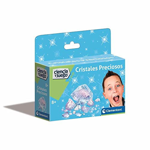 Clementoni-55400 - Mini Set - Cristales Preciosos - Juego científico a Partir de 8 años