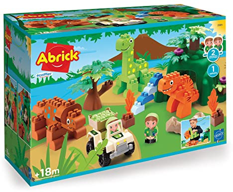 Jouet de construction Dinoland - Abrick - ECOIFFIER - A partir de 18 mois, Multicouleur