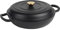 Russell Hobbs RH02525BEU7 flache Kasserolle aus Gusseisen, 30cm, induktion kochtöpfe, hervorragende Wärmespeicherung, ofenfest bis 240 °C, Glasemaillebeschichtung töpf, 2.8L kochtopf mit deckel