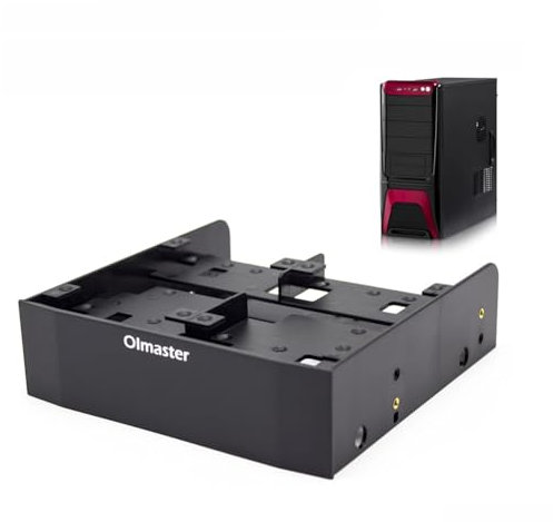 Soporte para Disco Duro , . 5/3 . 5 HDD/SSD a 5 , 25 Disquetera Bay Soporte de Montaje para computadora Soporte Interno para Disco Duro Bay Holder Adaptador para PC