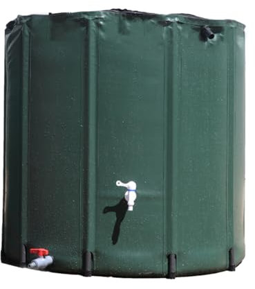 Collapsible Rain Barrel Rain Collection Barrel Large Garden Water Storage Tank Portable Rain Barrels To Collect Rainwater Portable Water Storage Tank with Filter Overflow Kit for Garden