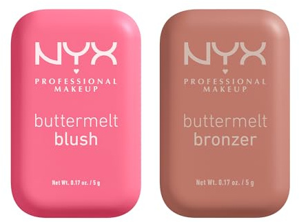NYX Professional Makeup Buttermelt Blush: For The Butta & Buttermelt Bronzer: Deserve Butta