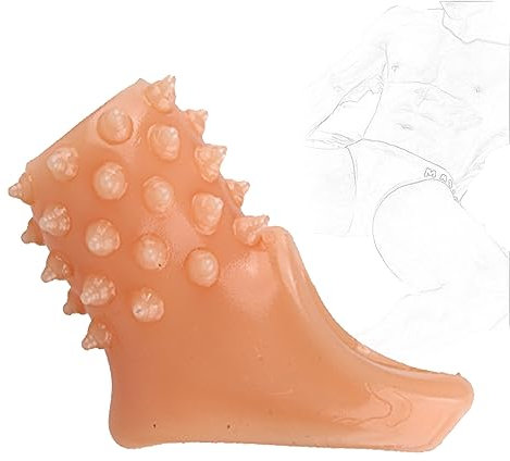 TRQOYTU Guaina Per Pene Per Estensione Del Preservativi Flessibili Guaina In TPE Bondage Manette Per Bondage Del Pene SM Con Anello Per Scroto Giocattoli Sessuali Per Uomini