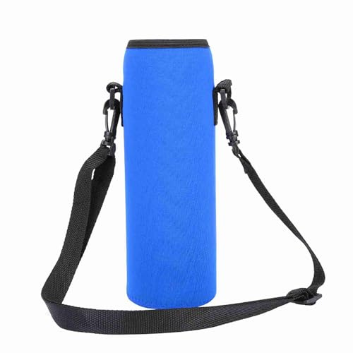 Yctze Bolsa Térmica para Botellas Al Aire, Funda a Prueba de Quemaduras con Correa para Botellas de 1 Litro Portabotellas, Estuche para, Bolsa para, Botella, para, Portabotellas de Neopreno,