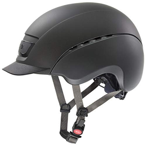 uvex elexxion Plus - robuster Reithelm für Damen und Herren - individuelle Größenanpassung - optimale Belüftung - Anthracite matt - 57-59 cm