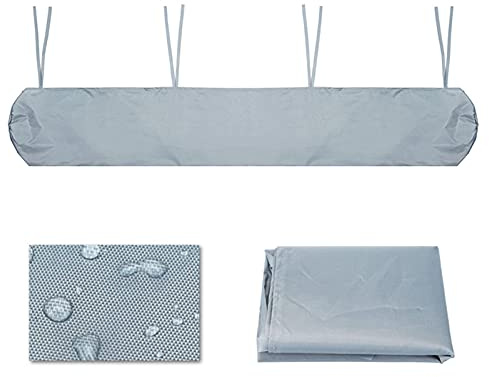 DFEO Copertura per Tenda da Sole, Tenda da Giardino Custodia Impermeabile per Tenda Protezione Solare Custodia Copertura Protettiva Antipolvere, per Veranda e Giardino Camper(Size:4.5M,Color:Grigio)