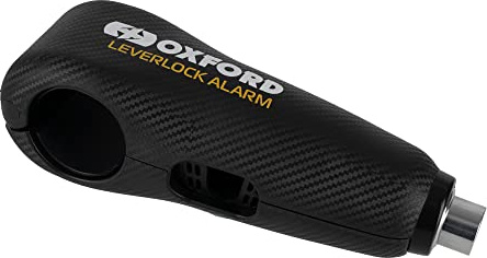Oxford Products LeverLock Motorcycle Security Alarm, Black