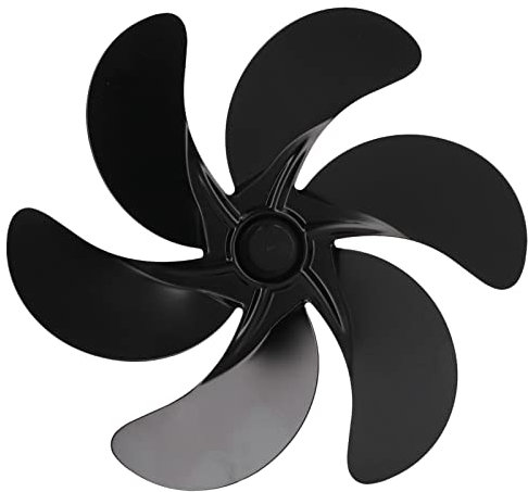 Wakects Ventilatore per camino, senza corrente, con 6 foglie, ventilatore di avviamento automatico, per camino, camino, forno, diametro 17 cm