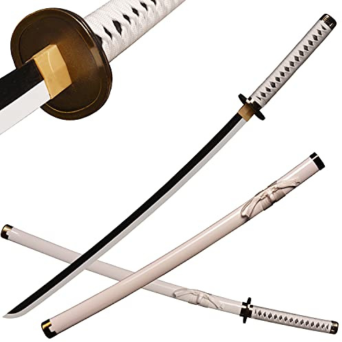 ACTASITEMS Roronoa Zoro Swords Anime Cosplay Wooden Sword - 104cm,wado ichimonji Katana