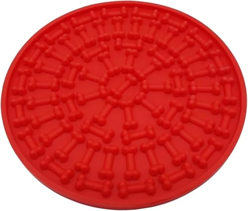 Lick Mat for Dogs and Cats, Slow Feeder & Enrichment Lick Mats with Suction Cups for Butter Yogurt Peanut, Anxiety Relief, Dog Licking Mat for Pets Bathing, Grooming & Feeding
