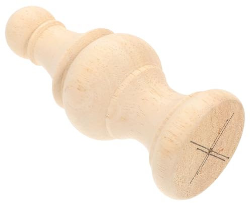 ORFOFE Terminali Per Scale in Legno Massello - Cilindrici Decorativi Grezzi Per Larredamento Della Casa