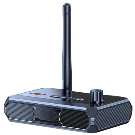 zjhukfmc Receptor de audio de cine en casa | Adaptador de audio inalámbrico - Transmisor portátil de baja latencia para sistemas de coche y cine en casa