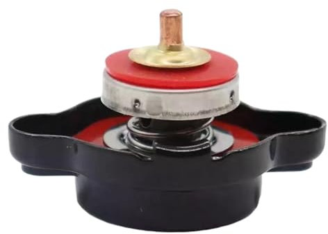 Tappo radiatore per moto, lettore di temperatura di precisione, coperchio del serbatoio sigillato a pressione | manometro integrato con robusto alloggiamento in metallo, accessorio per il controllo