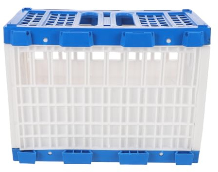 SUPVOX Panier pour Pigeons Voyageurs Plastique Cage de Transport Portable pour Oiseaux avec Entrée Latérale pour Compétitions et Entraînement