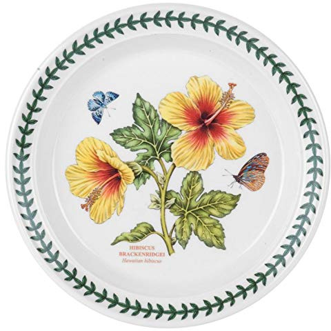 Portmeirion Exotic Botanic Garden - Piatto da insalata, 20 cm, motivo ibisco