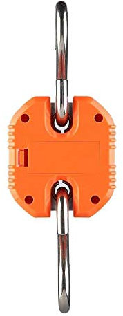 ACiyD 150 kg x 50 g Balance Suspendue numérique Crochet en Acier Inoxydable Balance de Grue électronique Balance de Bagages Outil de Pesage Balance Balance de Cuisine (Orange)