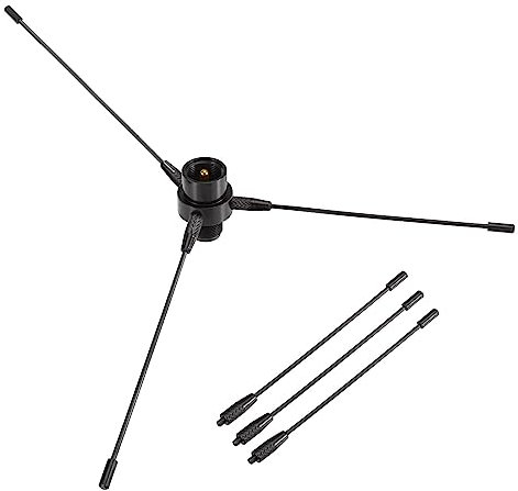 UAYESOK VHF/UHF Mobile Basisantenne Bodenplane Mount Kit, PL259 auf SO239 Adapter, 2 m/70 cm, 136-174 MHz/400-470 MHz