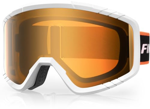Findway Gafas de Esquí, Máscara Gafas Esqui，Snowboard Nieve Espejo，para Hombre Mujer Adultos Juventud Jóvenes ，OTG，Compatible con Casco