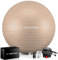 EliteAthlete Gymnastikball Sitzball Büro ergonomisch mit Anti Burst System - Fitness Pilates Schwangerschaft - Schwangerschaftsball Fitnessball Yogaball - Yoga Ball 75cm inkl. Luftpumpe