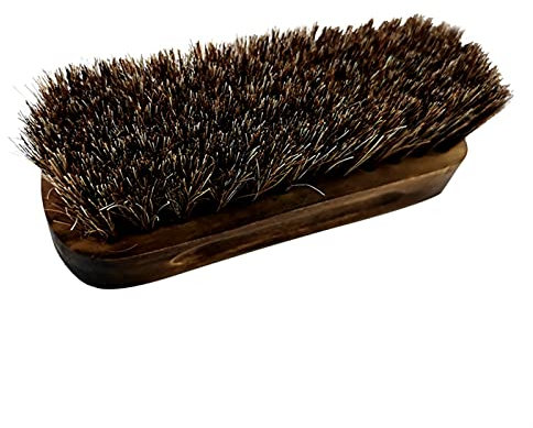 Nettoyage Duster Brosse à cirer Les Chaussures Matériau en CRIN de Cheval Brosse à Chaussures Souple Manche en Bois Brosse à cirer Les Chaussures en Cuir Duster for Le Nettoyage