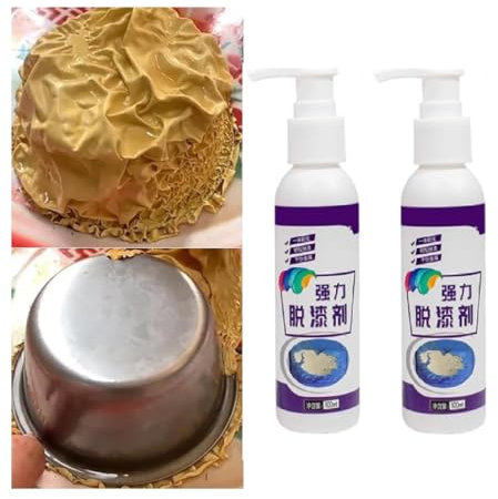 Décapant puissant pour peinture, dissolvant efficace de peinture, Convient pour décaper le métal, le carrelage, les surfaces en béton, le verre et les meubles en bois (2)