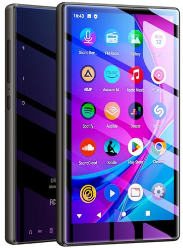 Fanvace 5 80GB MP3 Player with Bluetooth WiFi, Android MP3 & MP4 Players with Touchscreen and Speaker, Spotify Music Players with Spotify Kids, Audible, Amazon Music, Play Store