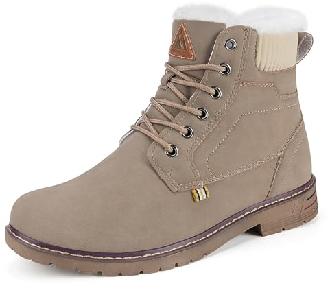 Mishansha Scarpe Uomo Stivaletti da Trekking Eleganti Scarpe da Ginnastica Stivali da Escursionismo Invernali Impermeabile Outdoor