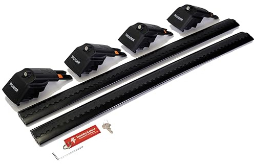 Lockable Aluminum Roof Rack Crossbars | Fits Kia Sorento 2020 Onwards | Rooftop Cargo Roof Box | Tent Ski Racks Bike Racks | 165lbs Dynamic 496lbs Standing Capacity | Sorento Roof Rack (Black)