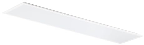 EGLO LED-lampa-panel Rabassa, infälld taklampa för rastertak | takarmatur för kontor och kök, rasterlampa i aluminium och plast, vit, neutralvit, 120x30 cm