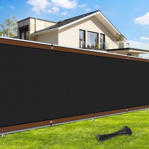 NZQXJXZ Malla Sombreo y Ocultación 1.8x15m, Valla de privacidad para jardín