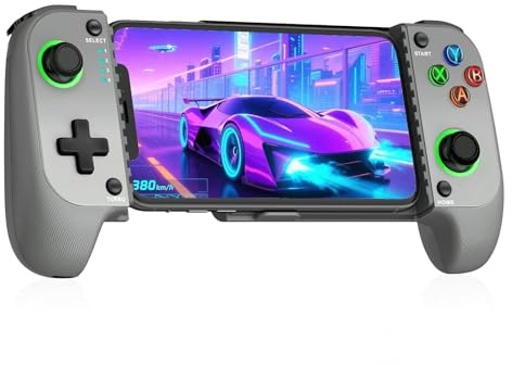 CYOYPPY Mobile Game Controller for iPhone/Android Wireless gaming controller Support Phone Case - Compatible with Xbox Game Pass, Steam Link, Call of Duty, Roblox & Minecraft