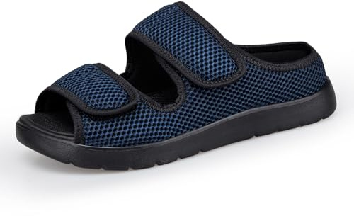 JEBUKTXE Chaussures Diabetiques Femme Homme Chaussons Orthopédiques Respirant Sandale de Rééducation Antidérapantes Chaussures Pieds Larges Adaptables