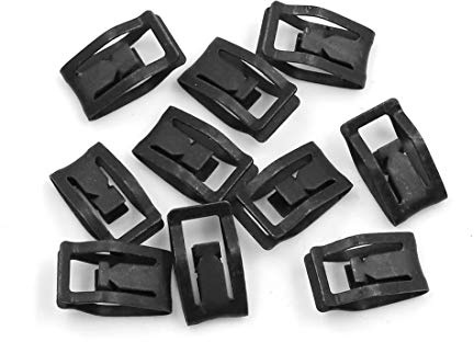 källkarta 10 st. Instrumentbrädehållare, konsol, instrumentpanel, metallklämmor 7,5 x 17 mm