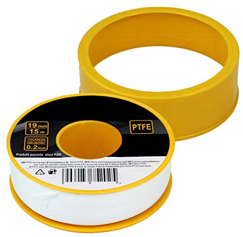 paymali Ruban en téflon de 19 mm x 0,2 mm x 15 m de qualité professionnelle