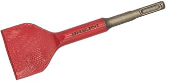 WERHE® SDS Plus burin 50 x 150 mm - burin plat pour le piquage du béton - burin à copeaux pour enlever le carrelage - Accessoires pour marteaux perforateurs et marteaux de démolition