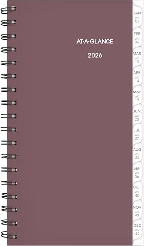 AT-A-GLANCE 2026 Planner Refill, Weekly, 3-1/4 x 6-1/2, Portable Size 2 (064-287-26)
