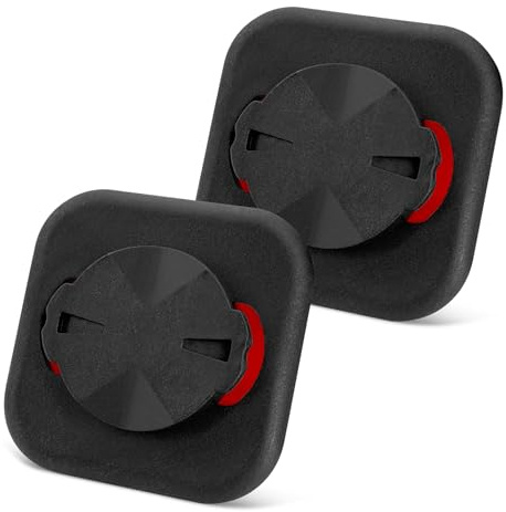 Supporto adattatore per cellulare Garmin – Supporto per bicicletta con adesivo forte, in plastica 40 x 40 mm, adatto per bici da corsa e mountain bike (2 pezzi)