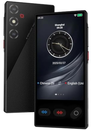 Frahou S35 Traducteur Vocal Instantané Langue Portable en Temps Réel Translats Prend en Charge 12 Hors Ligne