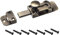 sourcing map Barrel Slide Door Bolts, 3 Inch Zinc Alloy Security Latch Lock (Bronze Tone)