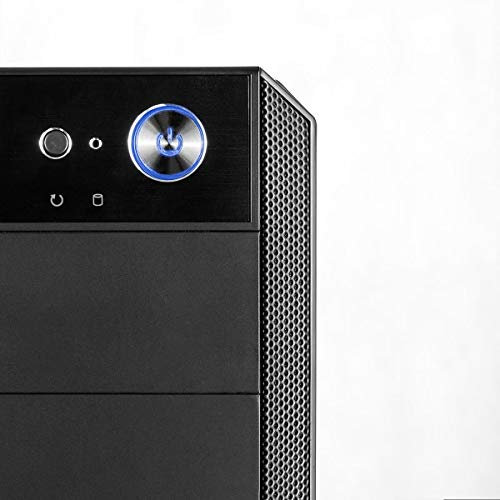 MODECOM Oberon Pro PC Gehäuse Schwarz | ATX Midi Tower Gaming Case mit Glas Seitenteil | Computergehäuse mit Kabelmanagement & erweiterbarem Innenraum | Für Gaming Setup