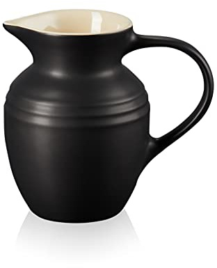 Le Creuset Stoneware Breakfast Jug, 600 ml, 550 g, Matte Black, 70903060000002