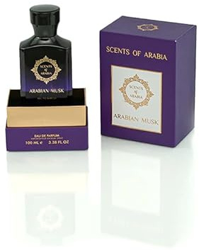 Scents of Arabia Arabian Musk Eau de Parfum Unisex 100 ml – Orientalischer Duft mit Moschus, Amber und Zimt