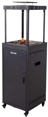Fácula - Estufa de Gas Exterior Zenit | 9kW | Piedra volcánica | No eléctrico