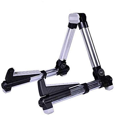 Flight Ukeleles Silver Ukulele Stand Soporte portátil para Ukelele, Color Plateado, tamaño único Unisex