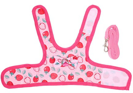 BESPORTBLE 5sätze Rabbit Harness Leash Verstellbares Und Bequemes Geschirr Für Kleine Haustiere Für Kaninchen Chinchillas Und Andere Kleintiere Stilvolles Design Für Innen Und