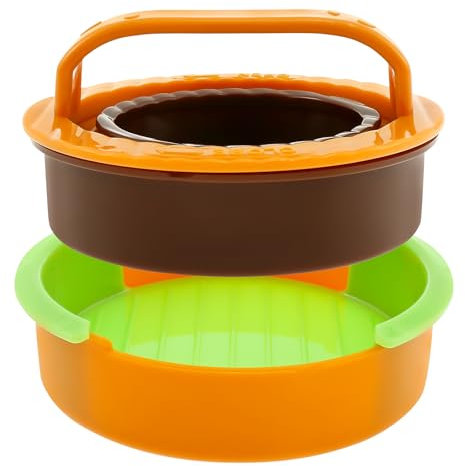 3 in 1 Burger Press Hamburger Press Maker Nonstick Hamburger Patty Maker Hamburger Maker Mold Burgers Kitchen Barbecue Tool Meat Patty Press Burger Patty Tool for Stuffed Burgers