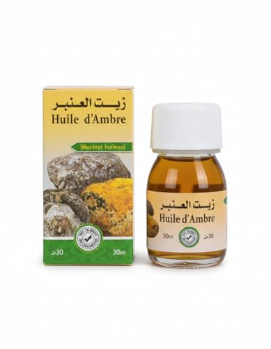 Huile d’Ambre 30 ml – Huile Parfumée aux Notes Ambrées Chaudes | Usage Externe | Parfum Corporel & Ambiance