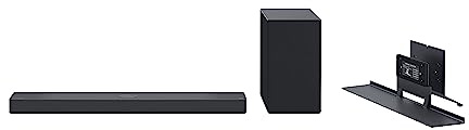 LG SC9S 3.1.3-Channel Perfect Matching Soundbar to the OLED evo C Series TV, Dolby Atmos, WOW Orchestra, WOWCAST Built-in with Wireless Dolby Atmos, Rear Speaker Ready, Wireless Subwoofer (2024 Model)